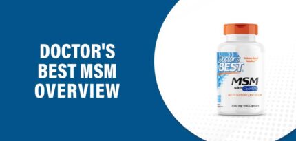 Doctor’s Best MSM Reviews – Does This Product Really Work?