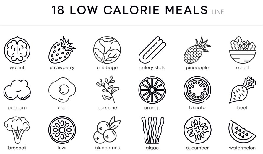 low-calorie meal