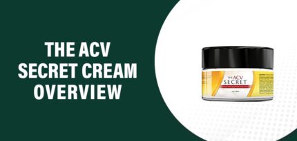 The ACV Secret Cream Reviews – Does This Product Work?