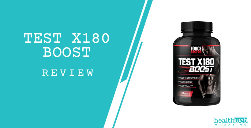 Force Factor Test X180 Boost Bottle – Testosterone Booster for Energy and Performance