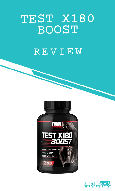 Force Factor Test X180 Boost Bottle – Testosterone Booster for Energy and Performance