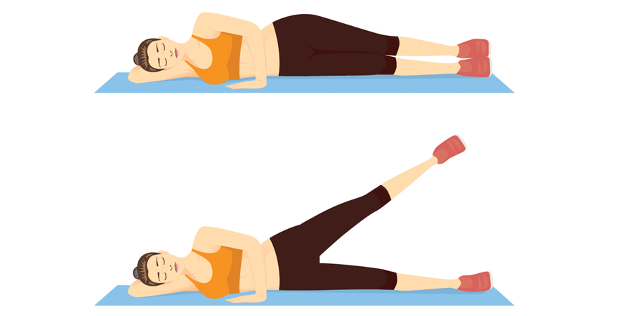 Side leg raises