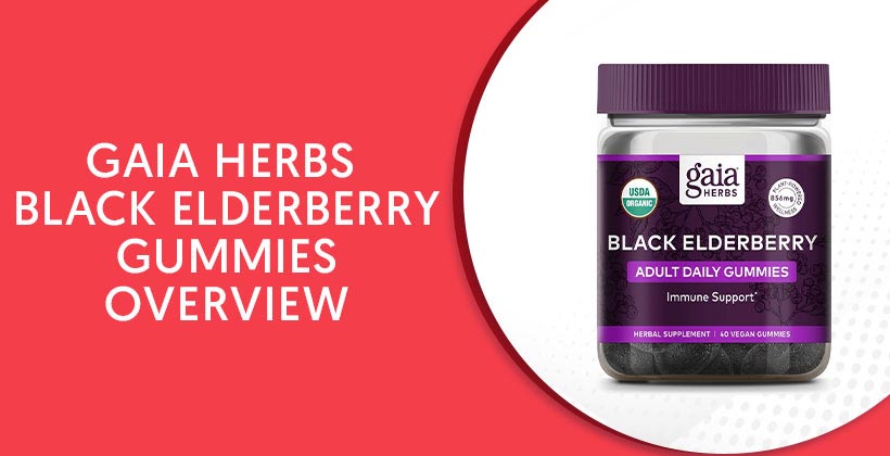 Gaia Herbs Black Elderberry Gummies
