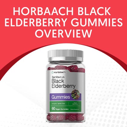 Horbaach Black Elderberry Gummies