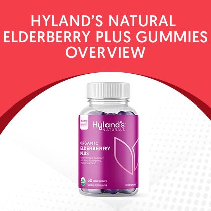 Hyland&rsquo;s Natural Elderberry Plus Gummies