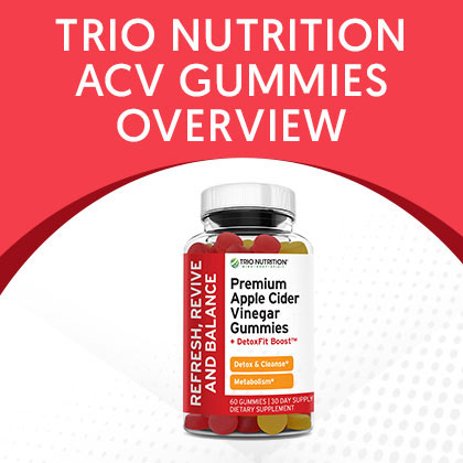 Trio Nutrition Apple Cider Vinegar Gummies