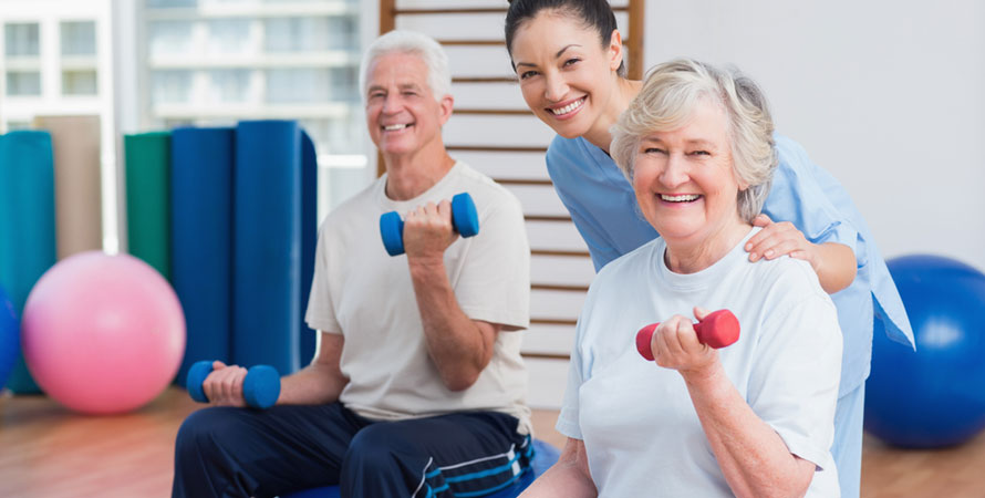 Progressive physical therapy exercises
