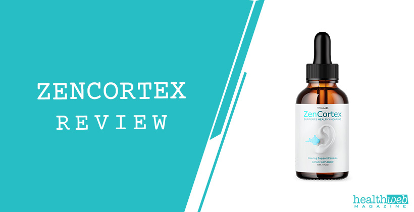 ZenCortex Review – Liquid Hearing Support Supplement Bottle