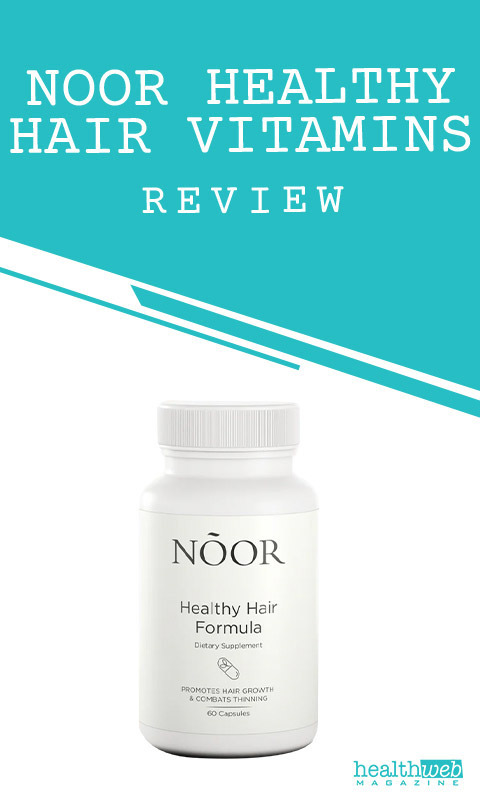 Noor Healthy Hair Formula Review &ndash; Hair Growth Supplement Bottle