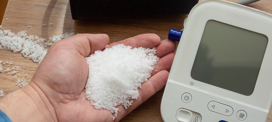 Salt in blood pressure