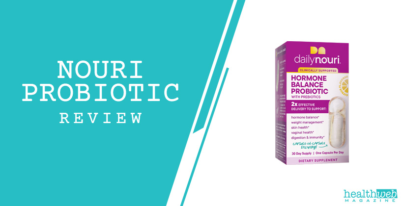 Nouri Probiotic Review – Gut Health Supplement Bottle Image