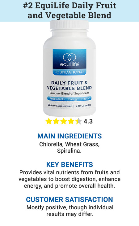 #2 EquiLife Daily Fruit and Vegetable Blend