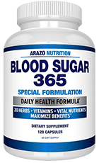 Blood Sugar 365 Review – Natural Blood Sugar Support Supplement Bottle