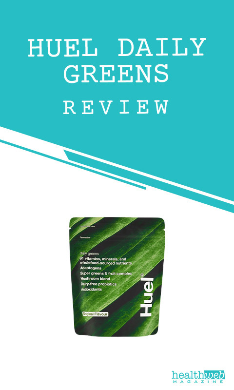 Huel Daily Greens Review – Super Greens Powder Bottle