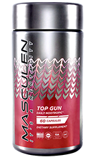 Masculen Top Gun Review – Daily Nootropic Supplement Bottle