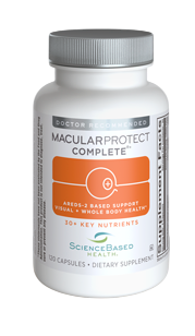 MacularProtect Complete Review – AREDS2 Eye & Multinutrient Supplement Bottle