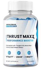Thrust Maxx Gummies Bottle – Thrust Maxx Gummies Review for Male Performance and Energy Support