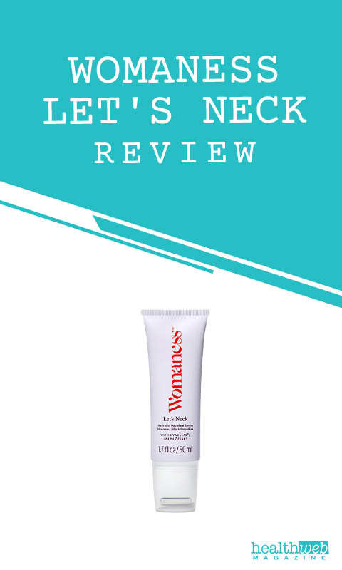 Womaness Let's Neck Review – Firming Neck & Décolleté Serum Bottle