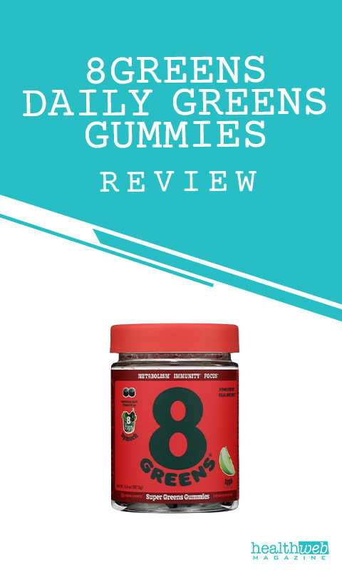 8Greens Daily Greens Apple Gummies Review – Bottle of Daily Green Supplement
