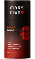 Mars Men Testosterone Support Review – Natural Testosterone Booster Bottle