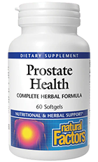 Natural Factors Prostate Health Supplement Bottle – Herbal Prostate Support | Natural Factors Prostate Health Review