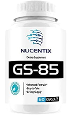 Nucentix GS-85 Supplement Bottle – Advanced Blood Sugar & Metabolic Support | Nucentix GS‑85 Review