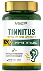 Vantein Tinnitus Supplement Bottle – Natural Support for Ringing Ears | Vantein Tinnitus Review