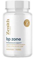Zenith Labs BP Zone Review – Blood Pressure Support Supplement Bottle