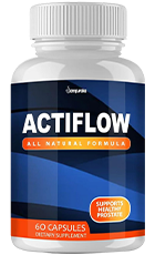 Actiflow Review – Natural Prostate Health Supplement Bottle