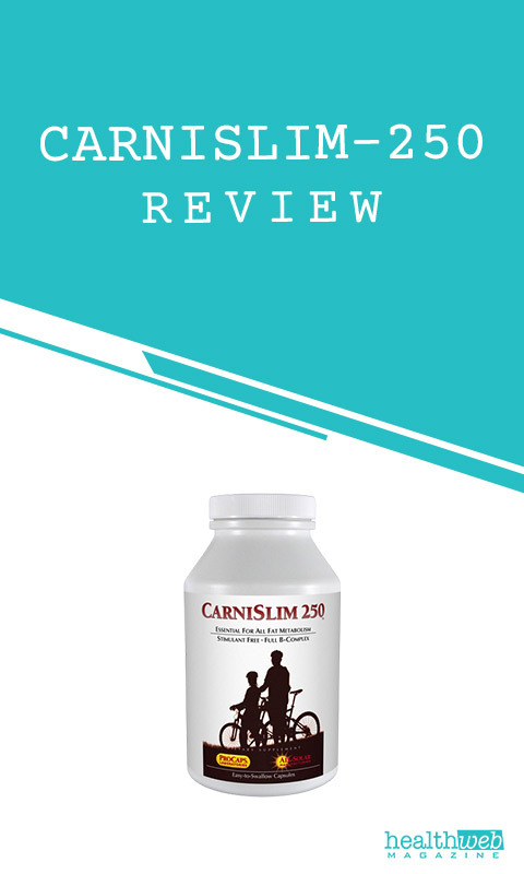 CarniSlim-250 Bottle – L-Carnitine Weight Management Supplement