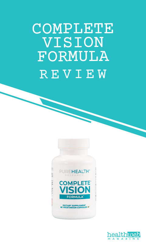 PureHealth Research Complete Vision Formula Bottle – Eye Health Supplement