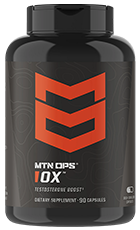 MTN OPS OX Review – Testosterone Booster Supplement Bottle