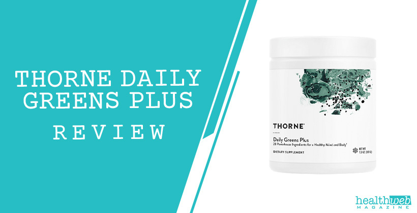Thorne Daily Greens Plus Review – Greens Supplement Bottle
