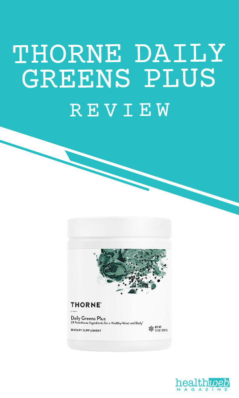 Thorne Daily Greens Plus Review – Greens Supplement Bottle