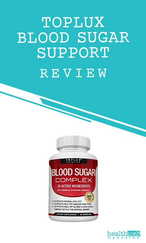 Toplux Blood Sugar Support Review – Bottle Image for Glucose Balance