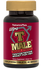 Ultra T Male Review – Men's Health Supplement Bottle Image
