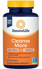 Cleanse More Review – Digestive Health & Gentle Detox Supplement Bottle