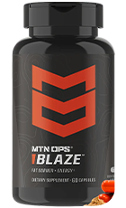 MTN OPS Blaze Review – Energy Boosting Supplement Bottle