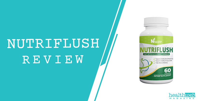 NutriFlush Review – Colon Cleanse & Gut Detox Supplement Bottle Image