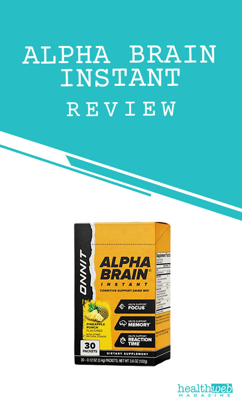 Alpha Brain Instant Review – Nootropic Drink Mix Bottle