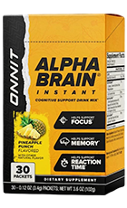 Alpha Brain Instant Review – Nootropic Drink Mix Bottle