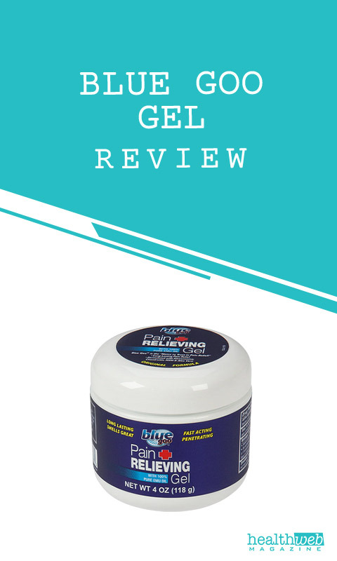 Blue Goo Gel Review – Pain-Relieving Product Bottle