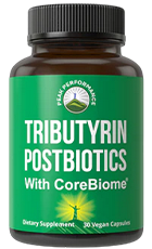 Corebiome Tributyrin Postbiotics Review – Product Bottle Image