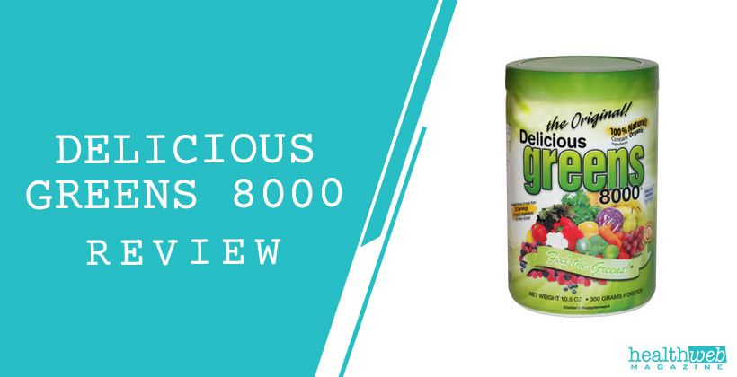 Delicious Greens 8000 Review – Superfood Powder Bottle Image