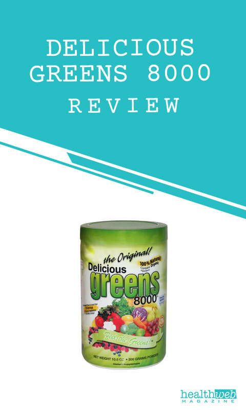 Delicious Greens 8000 Review – Superfood Powder Bottle Image