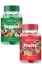 Holistic Choice Fruits & Veggies Gummies Bottle – Full Product Review