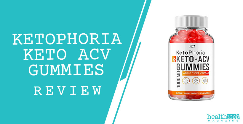 KetoPhoria Keto ACV Gummies Review – Apple Cider Vinegar Supplement Bottle