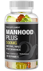 Manhood Plus Gummies Review – Male Enhancement Supplement Bottle
