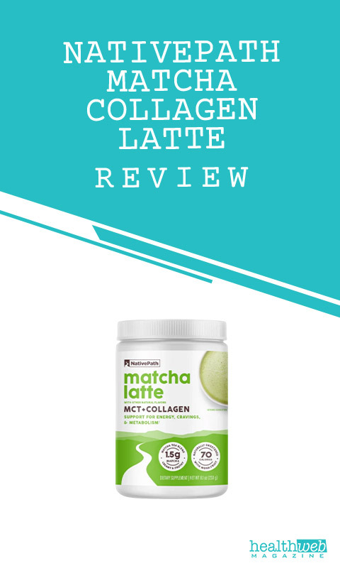 NativePath Matcha Collagen Latte Review – Product Bottle Image