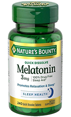 Nature’s Bounty Melatonin Review – Sleep Support Supplement Bottle